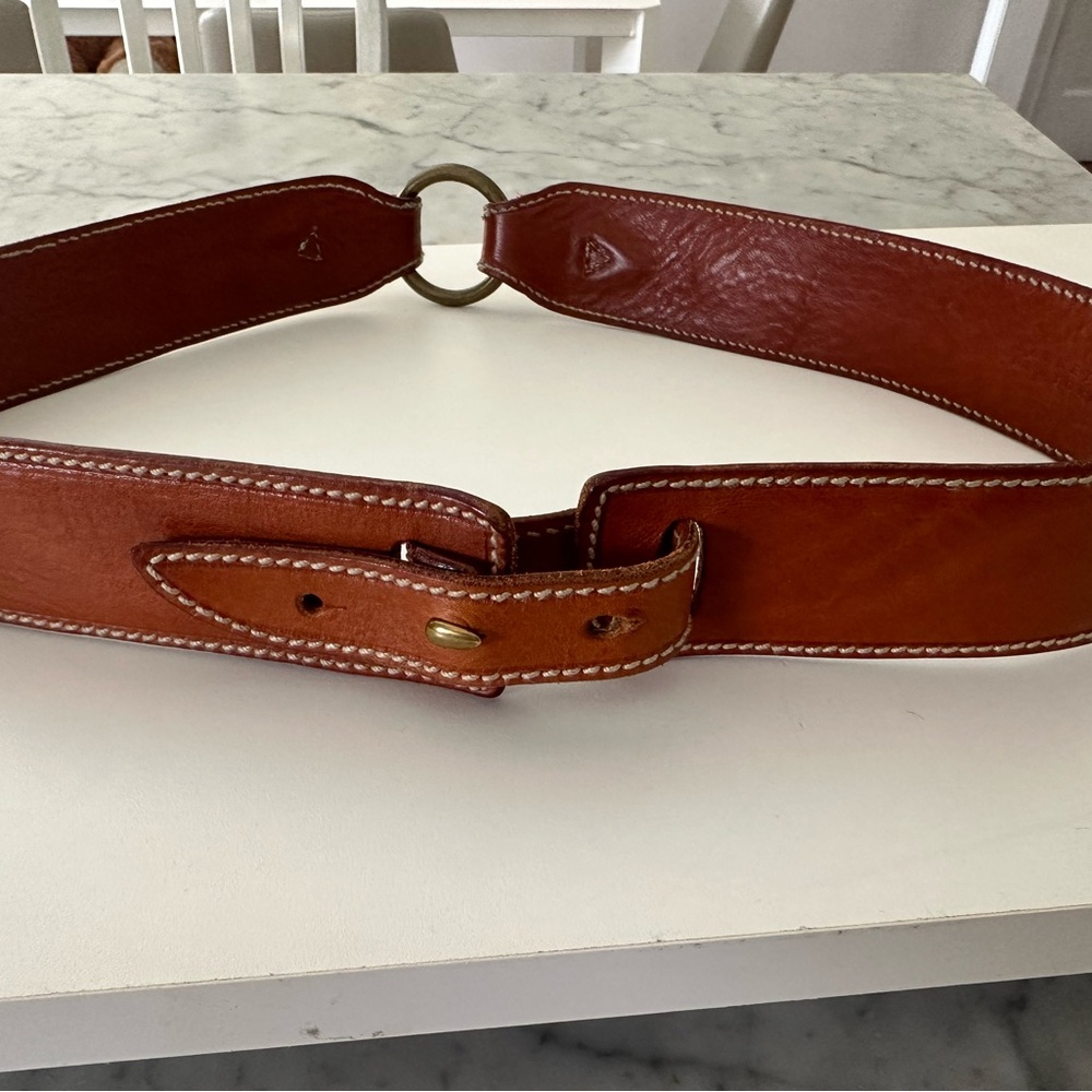 Vintage Barney’s NY Women’s brown Leather belt
